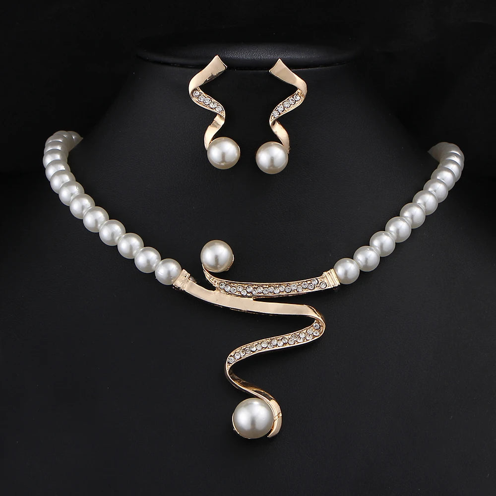 Pearl Bridal Jewelry Set