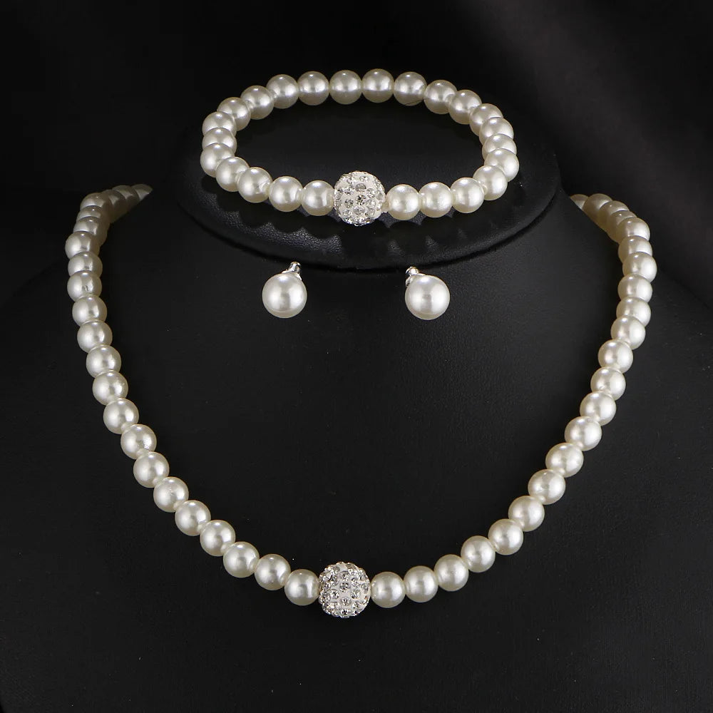 Pearl Bridal Jewelry Set