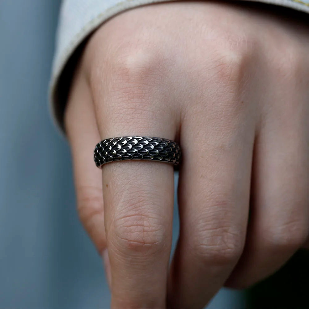 Black Dragon 316L Stainless Steel Ring