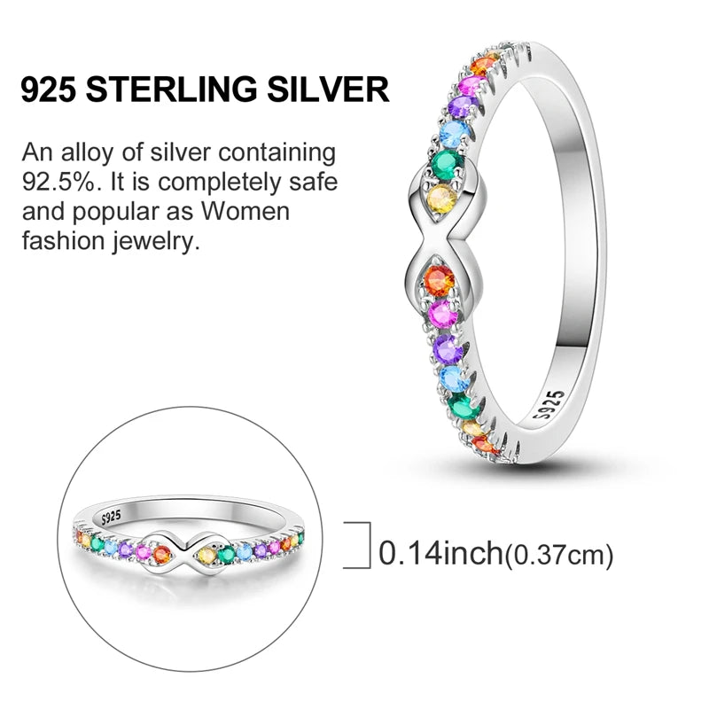 Star Moon 925 Sterling Silver Ring