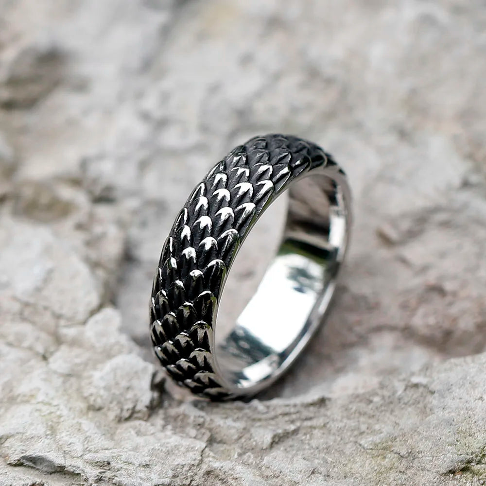 Black Dragon 316L Stainless Steel Ring