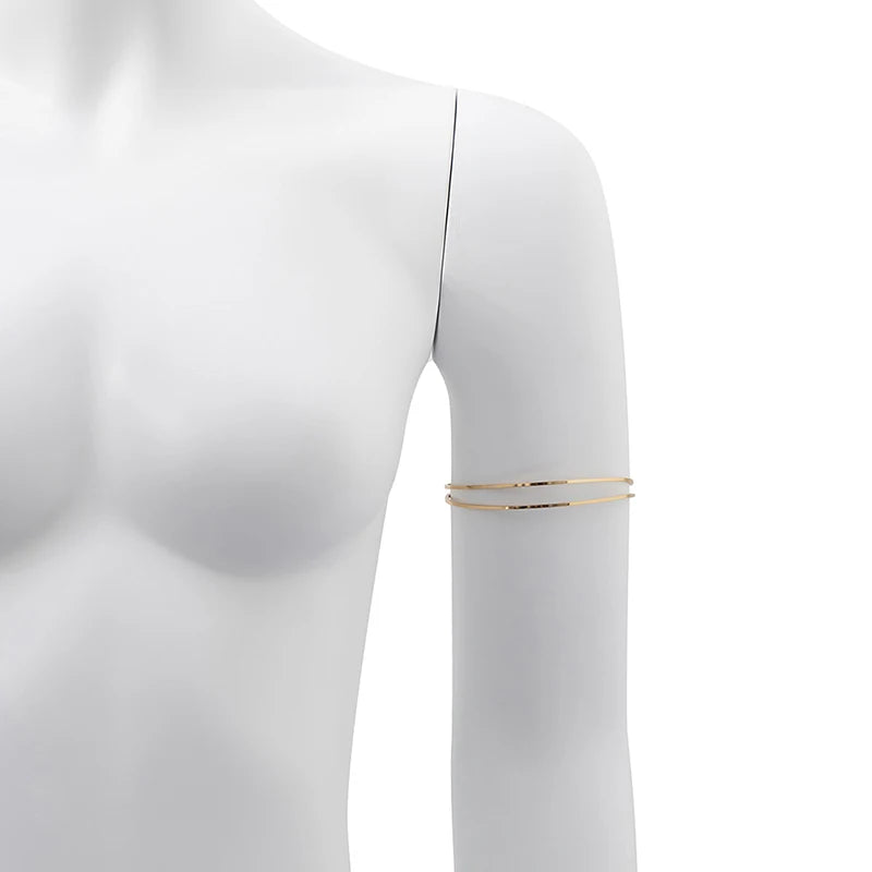Punk Adjustable Upper Arm Cuff Bangle
