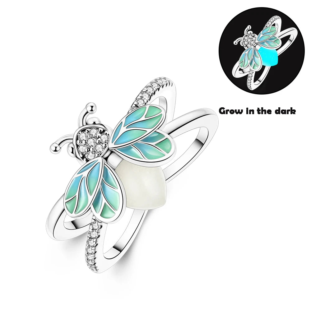 Star Moon 925 Sterling Silver Ring