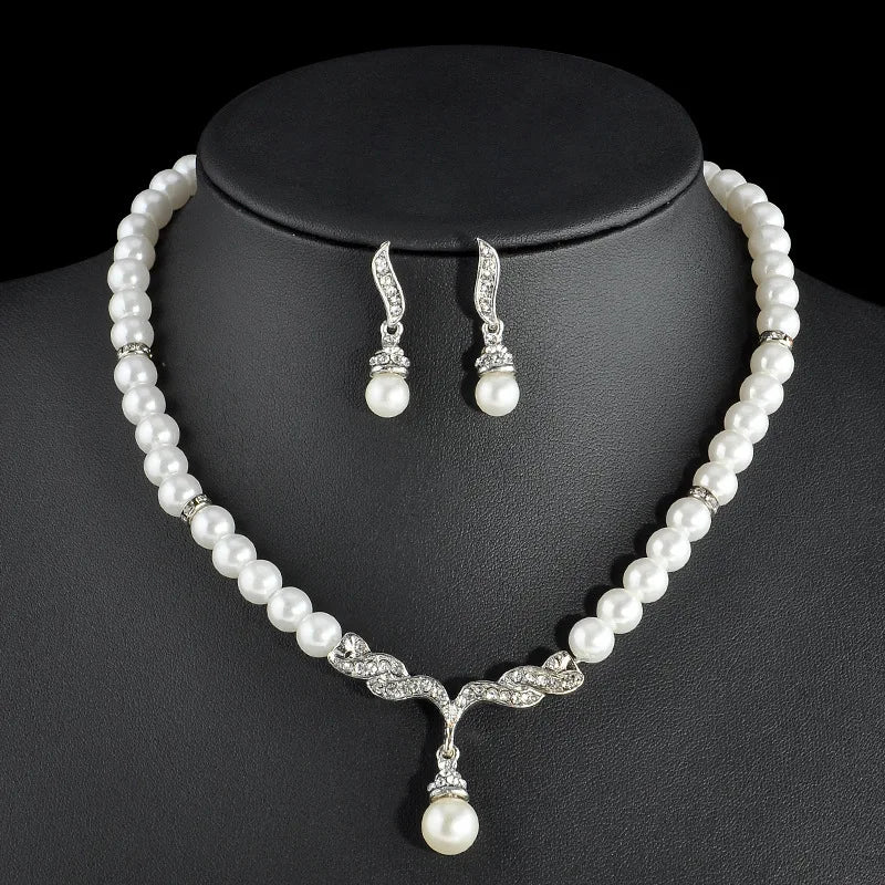 Pearl Bridal Jewelry Set