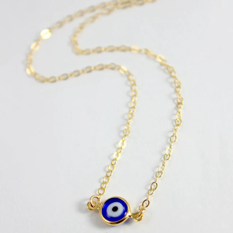 Vintage Boho Eye Pendant Necklace