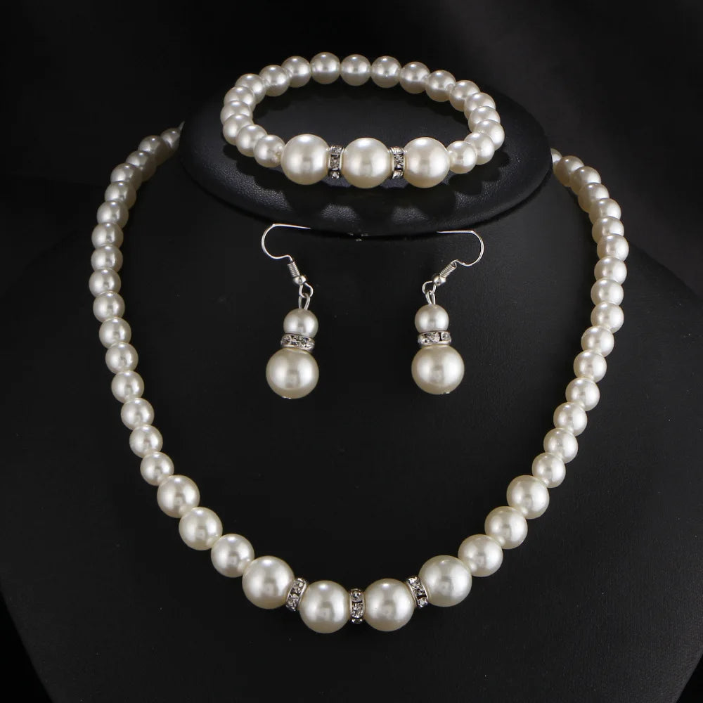 Pearl Bridal Jewelry Set