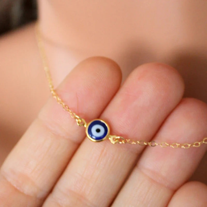 Vintage Boho Eye Pendant Necklace
