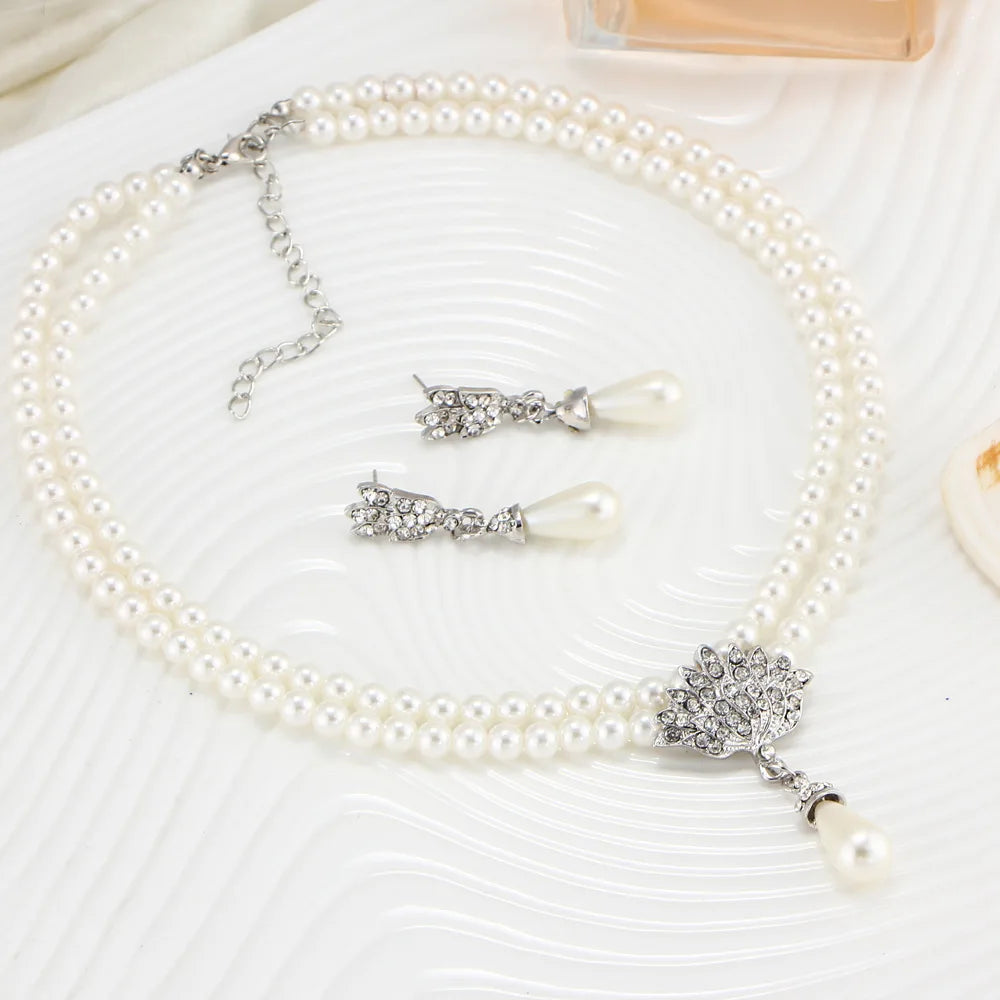 Pearl Bridal Jewelry Set