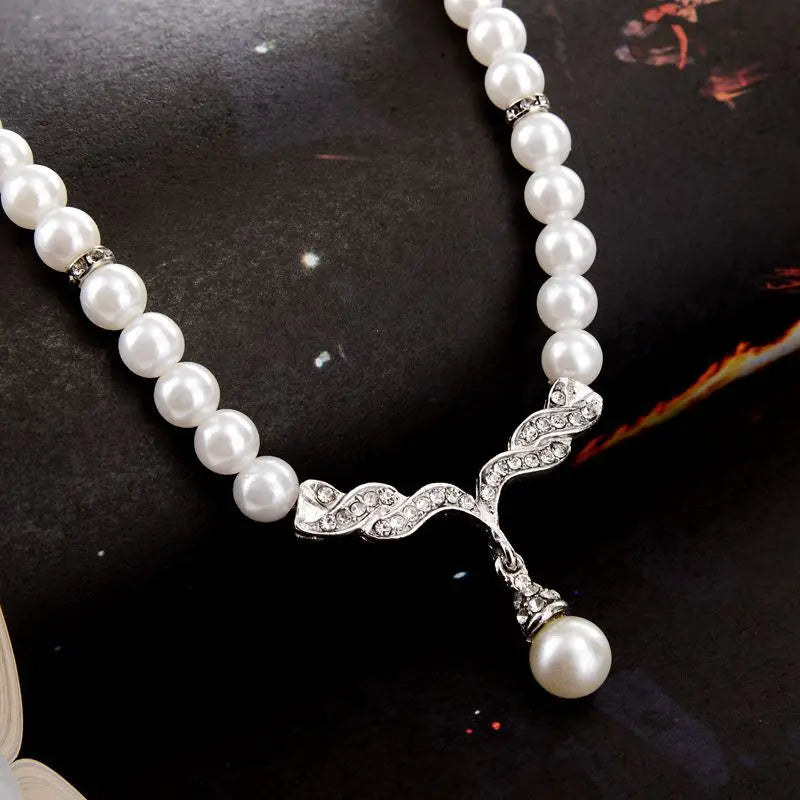 Pearl Bridal Jewelry Set
