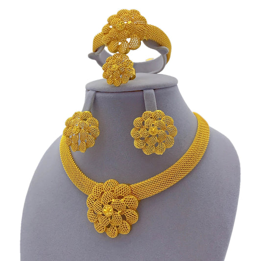 African Wedding Bridal Jewelry Set