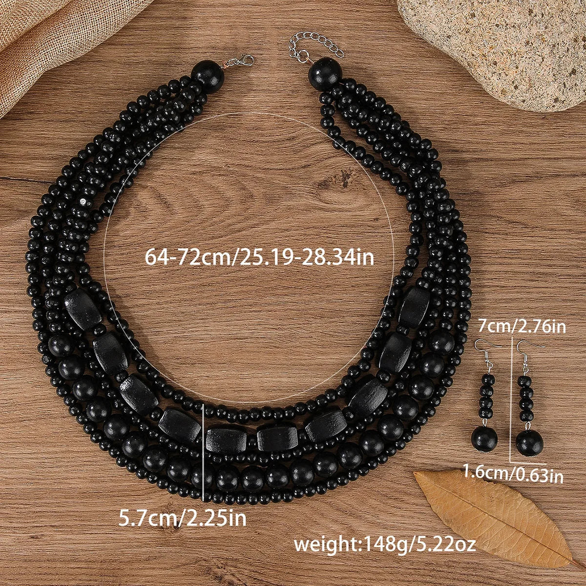African Beads Jewelry Set