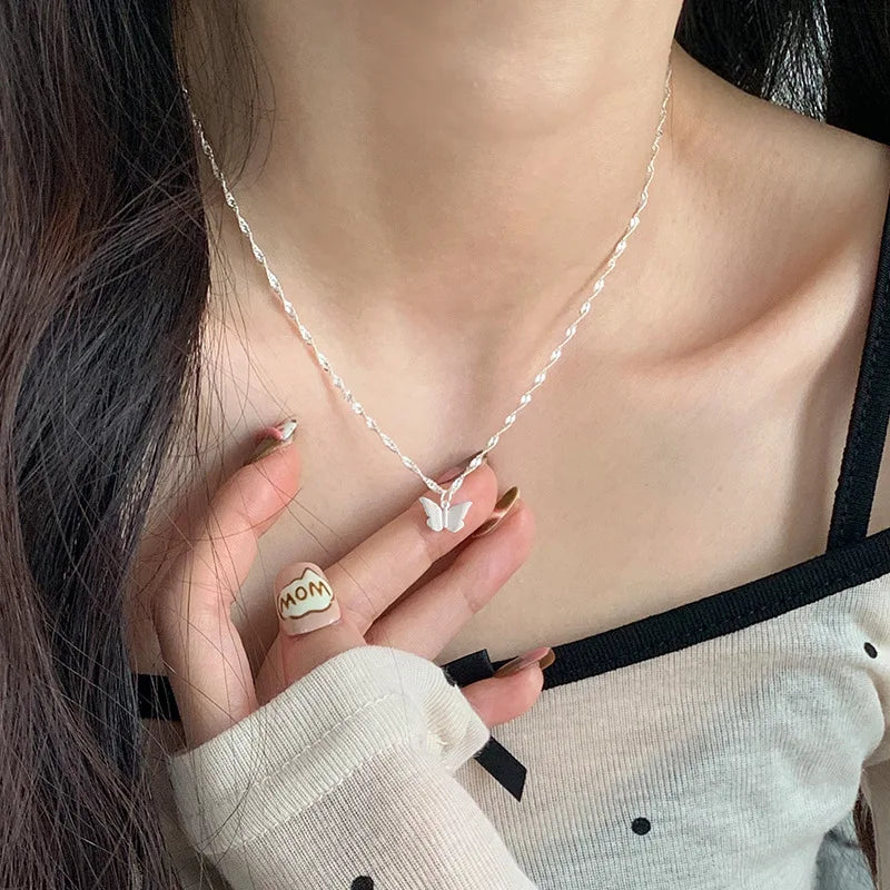Natural Freshwater Pearl 925 Sterling Silver Necklace
