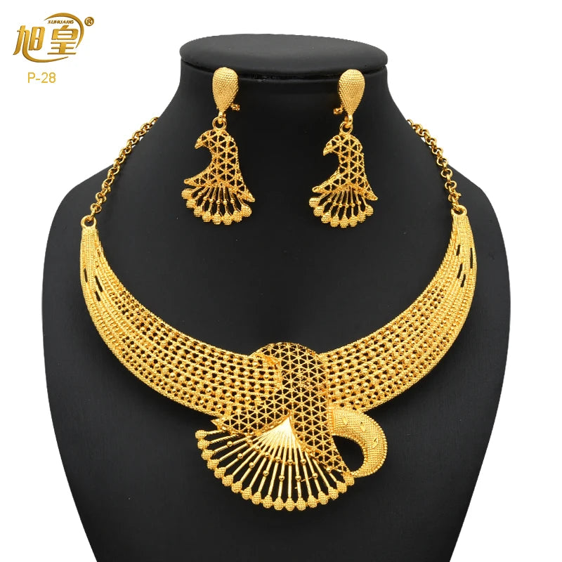 African Wedding Bridal Jewelry Set