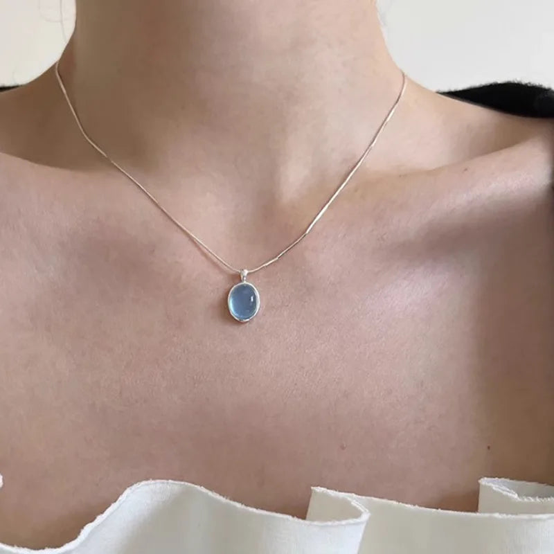 Natural Freshwater Pearl 925 Sterling Silver Necklace