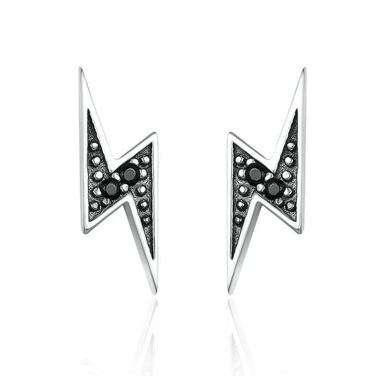 925 Sterling Silver Blue Square Turquoise Earrings