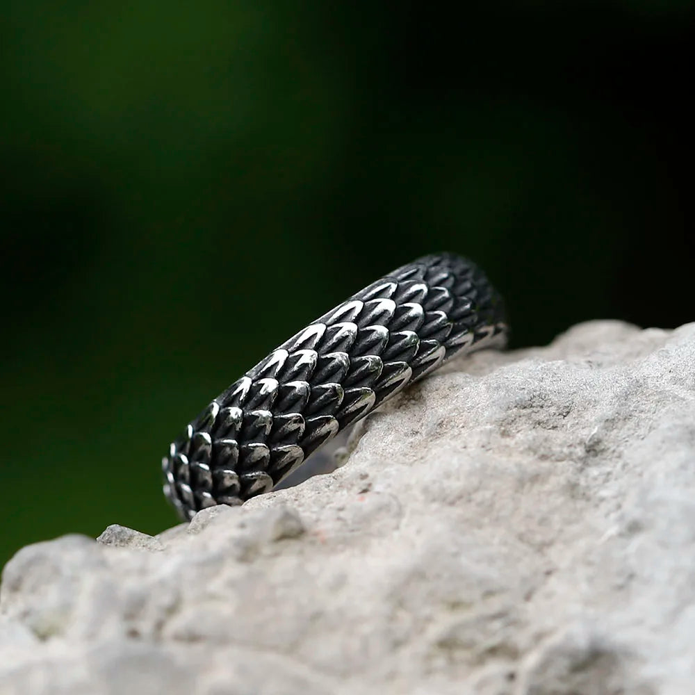 Black Dragon 316L Stainless Steel Ring