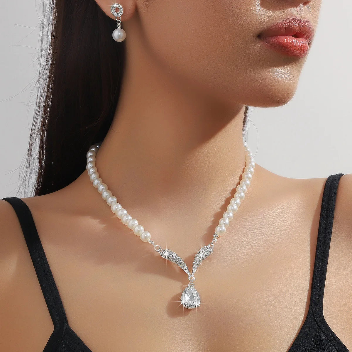 Pearl Bridal Jewelry Set