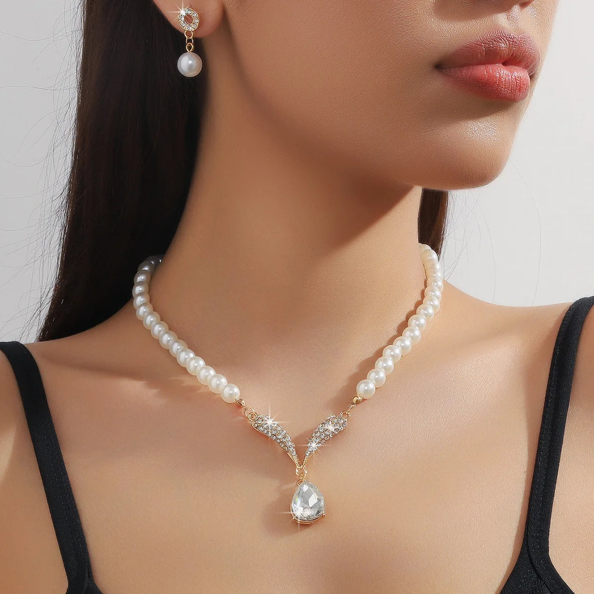 Pearl Bridal Jewelry Set