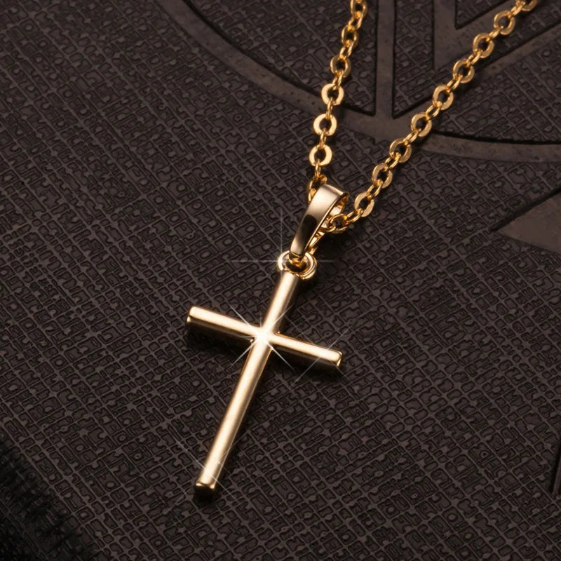 Long Chain Small Lightning Pendant Necklace