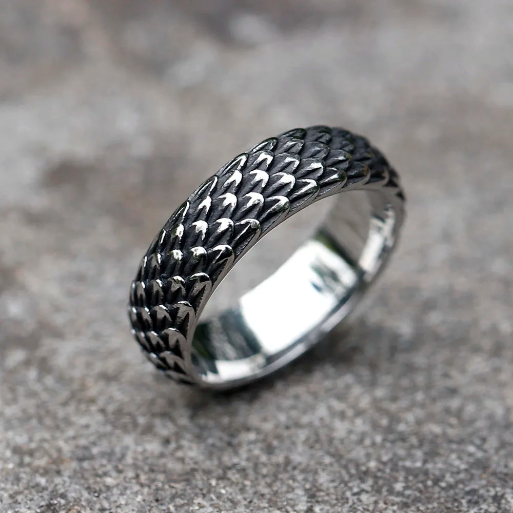 Black Dragon 316L Stainless Steel Ring