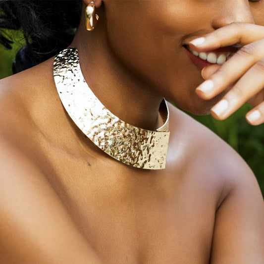 Bold Chunky Gold Choker