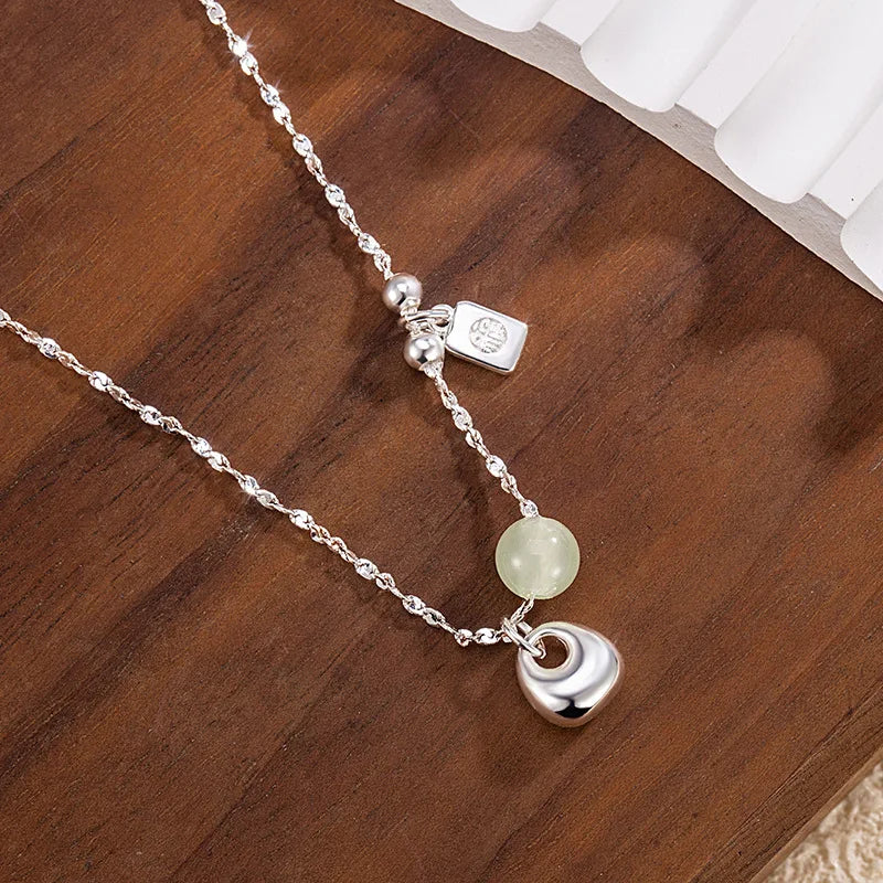 Natural Freshwater Pearl 925 Sterling Silver Necklace