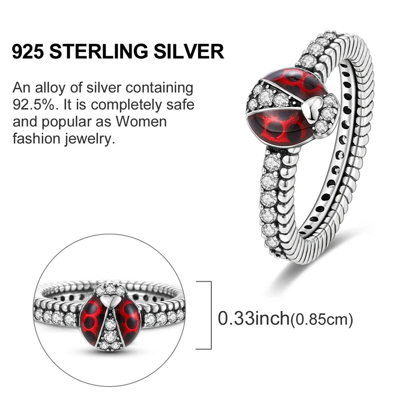Star Moon 925 Sterling Silver Ring