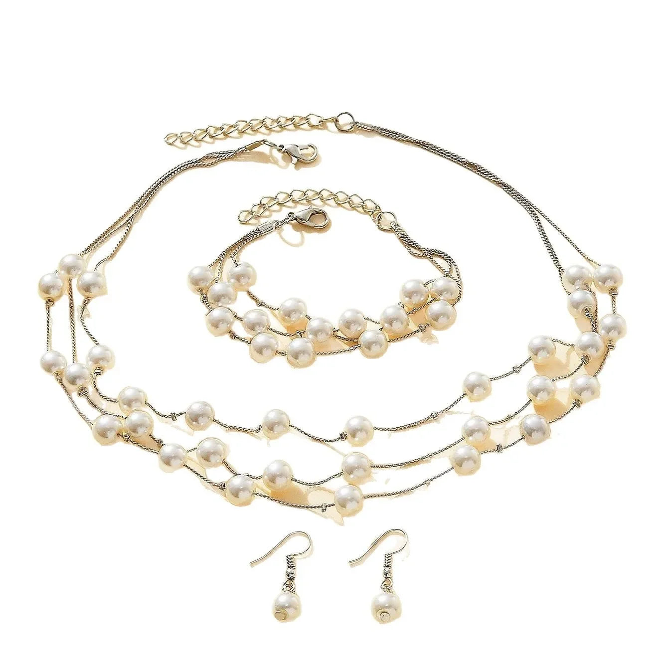 Classy Pearl Jewelry Set