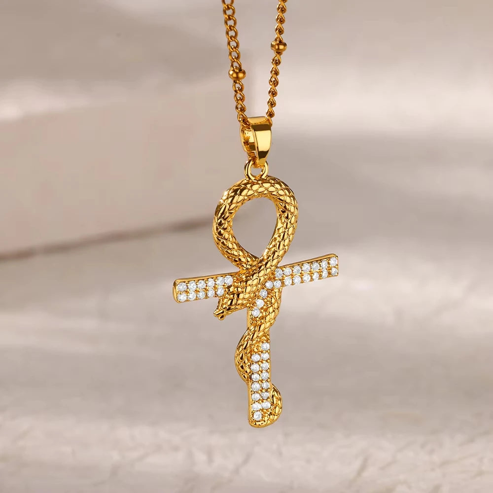 Snake Pendant  Necklace