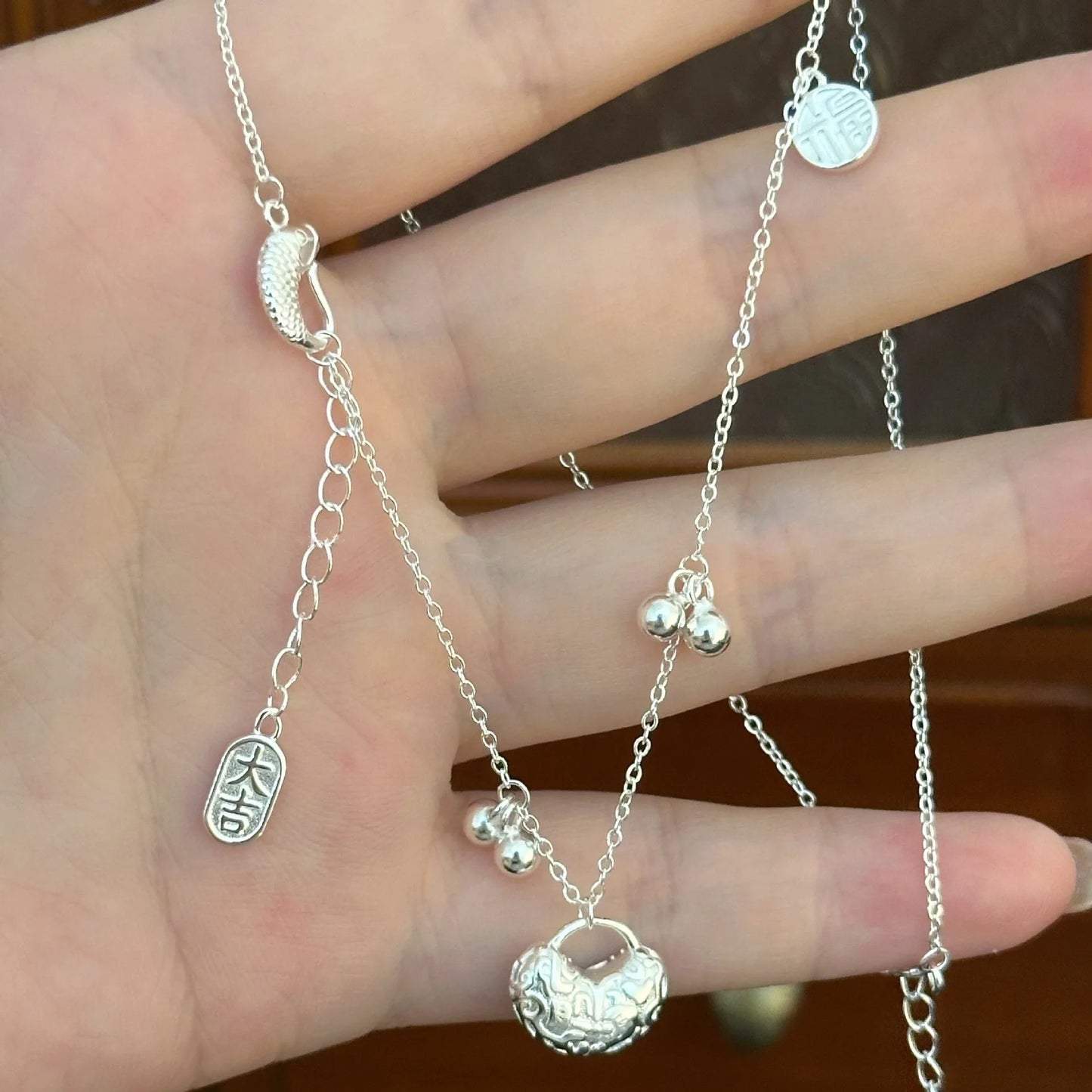 Natural Freshwater Pearl 925 Sterling Silver Necklace