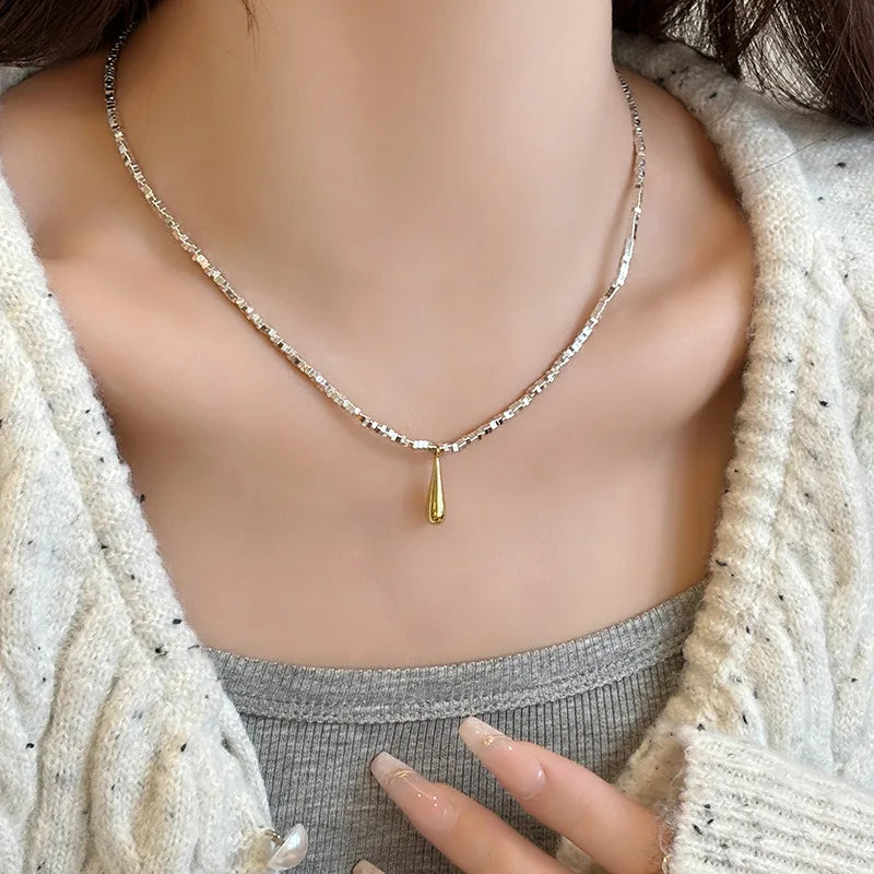 Natural Freshwater Pearl 925 Sterling Silver Necklace