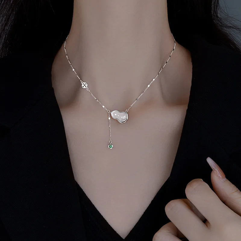 Natural Freshwater Pearl 925 Sterling Silver Necklace