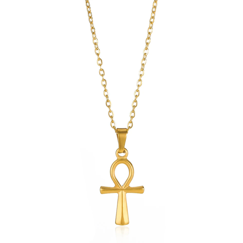 VIntage Cross Pendant Necklace