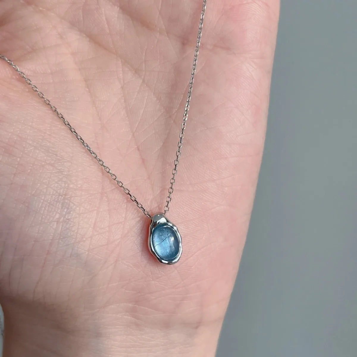 Natural Freshwater Pearl 925 Sterling Silver Necklace